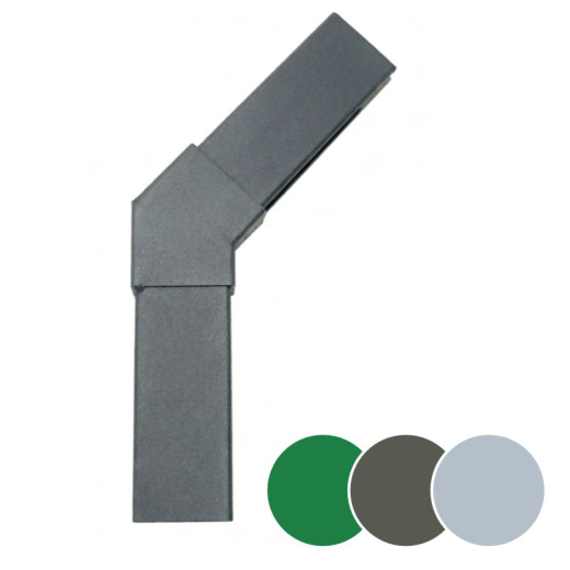 Pfostenaufsatz 60 x 40 mm, 45° abgewinkelt