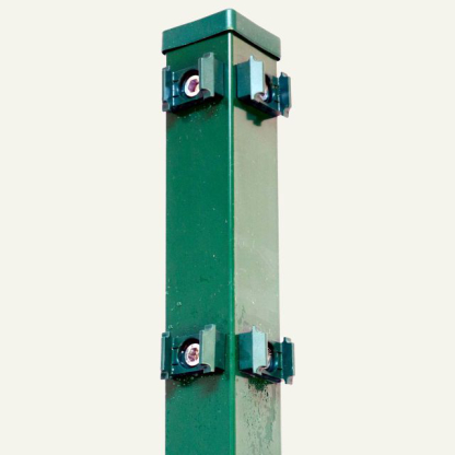 Eckpfosten mit Vierkantscheibe, grün