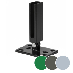 Fußplatte verstellbar für Pfosten 60 x 40 mm
