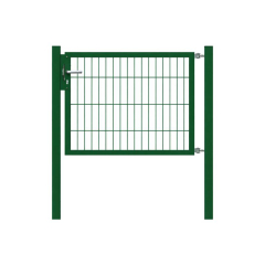 Kombi-Tor 1-Flügel, grün, 1500 mm