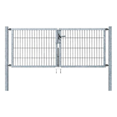 Kombi-Tor 2-Flügel, verzinkt, 2000 mm