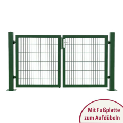 Versa-Tor 2-Flügel, grün, 2000 mm