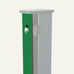 Abdeckleiste 5 mm, grün, 200 mm Bohrabstände